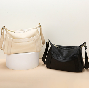 For Casual <b>Tote</b> Faux Leather Portable Shoulder <b>Bag</b> with <b>Zipper</b> Closure for Daily Commuting - Product Image 3