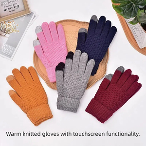 Gants de <span class=keywords><strong>Ski</strong></span> d'<span class=keywords><strong>Hiver</strong></span> Chauds Mixtes à Doigts Complets en Mélange de Polyester avec Élastique pour Écran Tactile, Idéaux pour l'Extérieur et le Cyclisme - Product Image 3