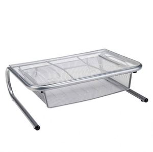 Best Hot Sale Cheapest Metal Monitor Stand Metal <b>Desk</b> Monitor Stand Riser with Organizer Drawer - Product Image 4