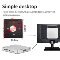 Ordinateur de bureau portable personnalisé Openciaw Ai PC I3 3110M I5 2520M 8*USB Gigabit LAN Win10/11 Pro Linux pour entreprise, bureau, domicile