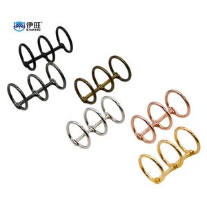 3 Ring Metal Loose Leaf Binders Book Rings Snap Split Hinged for DIY Travel <b>Diary</b> - Product Image 2