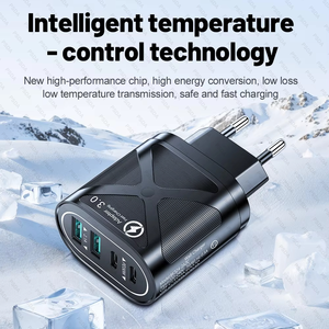 Cargador Rápido de 40W USB PD QC3.0 para <span class=keywords><strong>iPhone</strong></span> 17 16 15 13 Pro Max, Samsung, Huawei, Xiaomi, Adaptador de Teléfono Móvil, <span class=keywords><strong>Enchufe</strong></span> EU/US/UK - Product Image 2