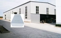 Panneau sandwich EPS pour murs et toitures, panneau sandwich EPS ondulé, isolation thermique, panneau sandwich EPS