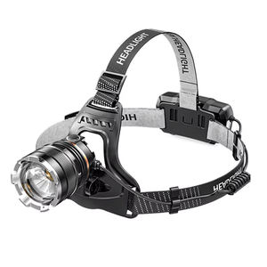 XINSITE Lampada Frontale a <span class=keywords><strong>LED</strong></span> USB Super Luminosa P50 Zoomabile Multifunzione con Protezione Antiriflesso, Regolabile a 90 Gradi e <span class=keywords><strong>Ricaricabile</strong></span> - Product Image 1