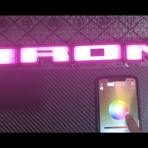 Emblema de rejilla delantera P & D, decoración de luces con letras, luz de rejilla blanca para <span class=keywords><strong>Ford</strong></span> <span class=keywords><strong>Bronco</strong></span> 2021 <span class=keywords><strong>2022</strong></span> 2023 - Product Image 3