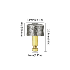<span class=keywords><strong>Electroplated</strong></span> kim cương mài đầu cho pet Nail Mài công cụ công cụ công cụ làm đẹp - Product Image 3