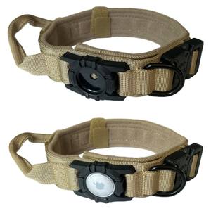 Collier de chien tactique robuste de haute qualité nouveau Design Buck en métal en nylon solide avec GPS et support d'airtag - Product Image 4