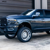 Jantes de camion forgées modifiées tout-terrain 20x10 22x10 22x12 24x14 26x14 avec face polie et logo personnalisé pour Ford F250 GMC Sierra