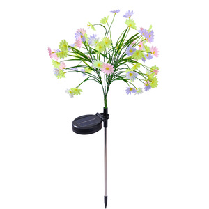 Lampe solaire féerique en forme de marguerite pour jardin, étanche, décorative, pour extérieur, pelouse, villa - Product Image 1