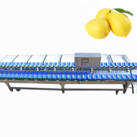 Citroen Komkommer Mango Dadelpalm Tomaat Pomelo Fruit Groente Weeg- en Sorteermachine Kehong KHLH-6J 750W Aanpasbare Sorteering
