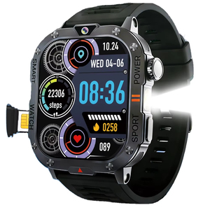 Reloj Inteligente BW18 <span class=keywords><strong>2</strong></span>.01" con Ranura para Tarjeta SIM, Linterna LED, Asistente de Voz, Control por Gestos, Monitor de Salud BO BP - Product Image 1