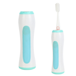 Brosse à dents électrique sonique, alimentée par batterie, étanche, à poils souples, soins bucco-dentaires pour adultes - Product Image 5