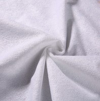 Tissu en coton de bambou respirant et imperméable, boucle en éponge, pour textiles de maison