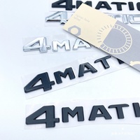Badges autocollants de voiture 4MATIC ABS, autocollants de coffre arrière de nouvelle marque pièces, Logo de voiture pour Mercedes C63 C200L