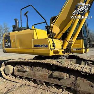 Excavatrice Komatsu PC200 de 20 tonnes, d'occasion, de marque japonaise, moteur Cummins, excavatrice sur chenilles, d'occasion, provenant du Japon. - Product Image 1