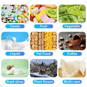 DFD-2 0.2 metri quadrati Mini uso domestico liofilizzatore per alimenti e frutta liofilizzatore sottovuoto con pompa a vuoto libera - Product Image 5