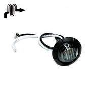 12V ou 24V 3 LED feu de position latéral, feu de remorque arrière pour voiture bus camion camion
