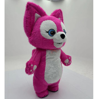 Costume de mascotte gonflable personnalisé LinaBell de 2m à 2,6m, costume de renard, personnage de dessin animé, à vendre