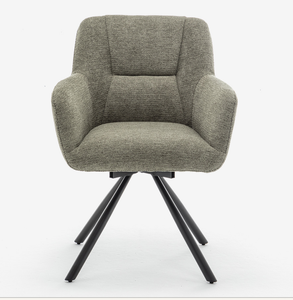 Moderno alta qualità KD telaio e gambe nero in polvere <span class=keywords><strong>tessuto</strong></span> rivestito poltrona - Product Image 3