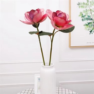 Wholesale Artificial Magnolia Flower <b>Branch</b> in Large White Red <b>for</b> New Year Christmas Wedding Valentine's Day Easter <b>Decor</b> - Product Image 6