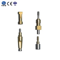 Abutment d'implant dentaire électrique en alliage de titane avec joint torique, temporaire, certifié CE, en promotion