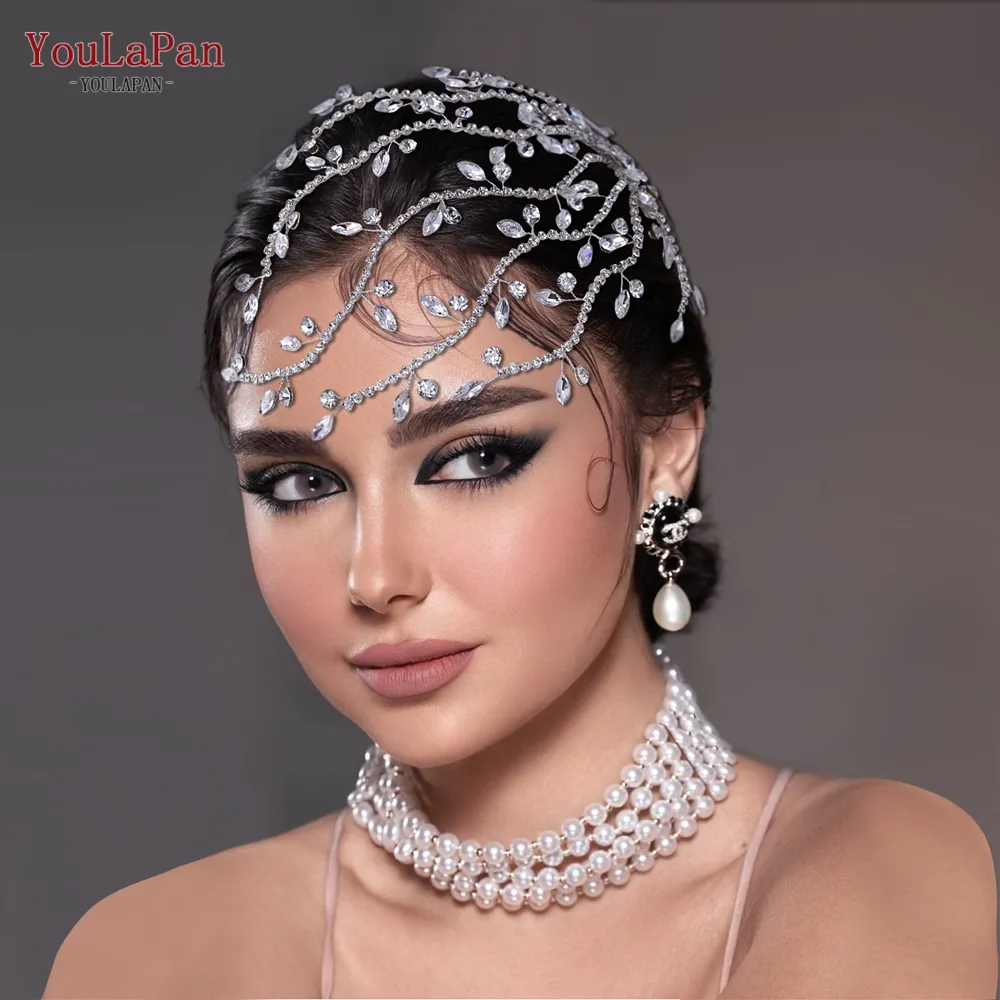 YouLaPan HP481 New Party Dance Hair Accessories Women's Headdress Rhinestone Bridal Hair Comb Wedding Headwear