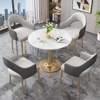 Chaise de réception moderne en acier inoxydable durable pour hôtel et salon de thé, idéale pour balcon