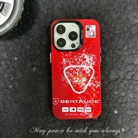 Coque Rigide Anti-Choc en PC Tendance pour iPhone 14 15 16 Pro Max