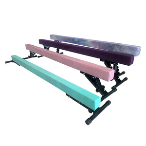 Planche d'équilibre réglable en acier pour enfants, pliable, écologique, équipement de gymnastique et d'entraînement sensoriel à poser au sol pour la maison - Product Image 1