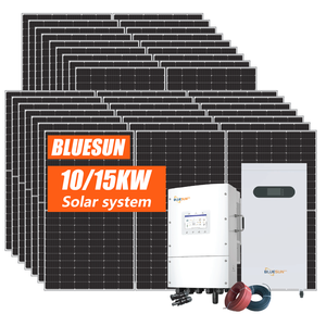 Sistema de Almacenamiento de Energí<span class=keywords><strong>a</strong></span> con Inversor Híbrido de Bajo Voltaje de 10KW 15KW, Kit Completo para Energí<span class=keywords><strong>a</strong></span> Solar Doméstica - Product Image 1