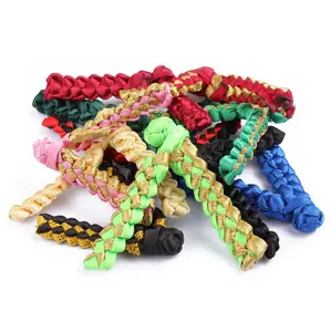 Coomamuu Colorful Braid Cina Katak Tombol Strip Bentuk Simpul Pengikat Jahit Kerajinan Buatan Tangan Supplier Mewah Tombol