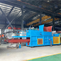Presse à balles hydraulique pour papier et carton usagés, en acier au carbone automatique