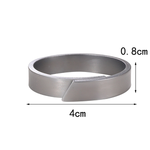 Wholesale <b>Matt</b> Black Round Zinc Alloy Wedding <b>Table</b> Napkin Ring Metal Party Gold Round Napkin Holder For <b>Table</b> Decoration - Product Image 5
