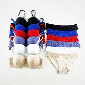 Sutiã de renda transparente sexy, conjunto de sutiã e calcinha sexy para mulheres