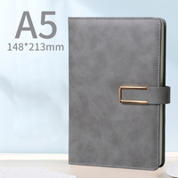Carnet d'affaires A5 couleur unie, logo personnalisé, boucle magnétique, carnet à main, agenda, réunion, note d'affaires, coffret de livres cadeaux