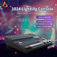 Accesorios de Iluminación, Controlador de DJ 1024 DMX, Control de Luces por Computadora con Pantalla LCD