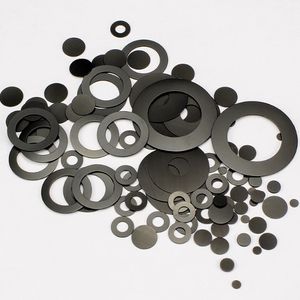 Rondelles de joint plates ultra-minces en plastique nylon graphite noir M4.5 * 7.5/10M4.6*7.9/10 - Product Image 2