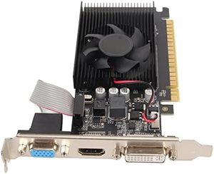 Tarjeta Gráfica Independiente GT610 2GB DDR3 64Bit, Puertos DVI VGA, PCI 1.1 X 16, Ventilador de Refrigeración, Nueva Sin Usar, Usada para Computadora de Escritorio - Product Image 4