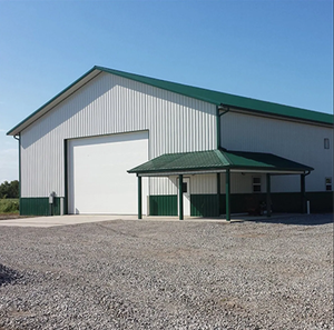 פלדה בניין מד אור מגולוון מחסן מוסך מינימליסטי התקנה קלה באיכות גבוהה 5 + בניין משרדים - Product Image 4