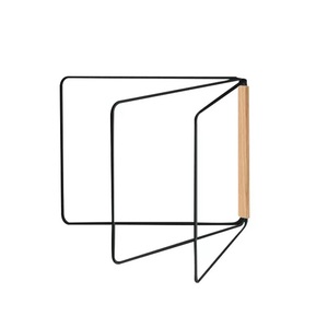Porte-serviettes mural vertical moderne doré sans perçage, pliable, en fer, pour cuisine et salle de bain, multi-usage, pour torchons et chiffons - Product Image 3