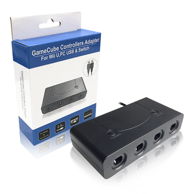 USB Adapter for Nintendo for  NGC/Wii U/PC GameCube GC Controller Accessory