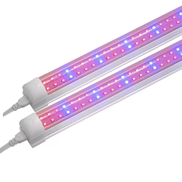 Free Shipping 200W 300W T8 LED Grow Light Strip Tube Powered Controller Farm Greenhouse  Chip Red Emitting IP65 Blooms