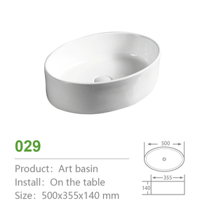 Lavabo da Appoggio Moderno di Lusso Minimalista in Ceramica a Forma di Ciotola, Facile da Pulire, per Hotel e Bagni, Lavabo Artistico - Product Image 5