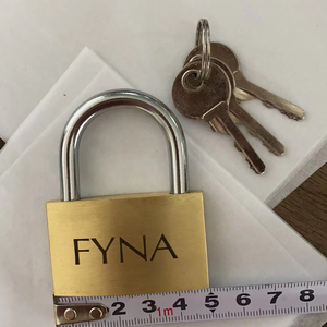 Cerradura de Puerta de Alta Seguridad y Bajo Costo, Tipo Delgado de 50 mm, de Latón con Llave Diferenciada LYC05, Cuerpo de Latón Premium, Construcción de Latón Sólido - Product Image 3