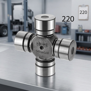 RDS 220 Joint croisé universel AMW MAN en acier doux, alésage 18 mm, 300 mm, double structure - Product Image 3