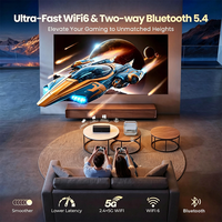 Projecteur de cinéma maison portable Full HD double WIFI Android 12 HD natif 1080P