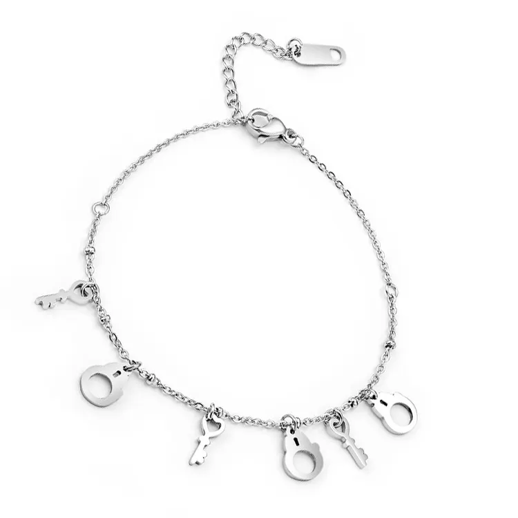 Creative Design Adjustable Diy Women Luxury Titanium Steel Ladies Bracelet for women and girls