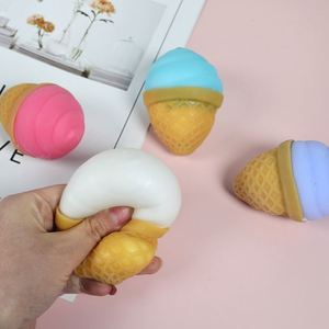 Cube Exclusive Slow-Rebound Stress-Relief Ice Cream Rubber Tpr Colorful Dough <b>Balls</b> <b>Squeeze</b> Toy for Youth - Product Image 1