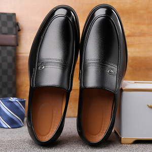 Chaussures habillées en cuir noir pour hommes avec découpes, respirantes, pour tenue formelle ou décontractée, tailles 35 à 50, grandes tailles - Product Image 2