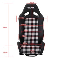 Erschwingliche Recaro Sportster CS Rennsitze, Anpassbarer Universeller Sportlicher Stil, Geeignet für die Meisten Automodelle